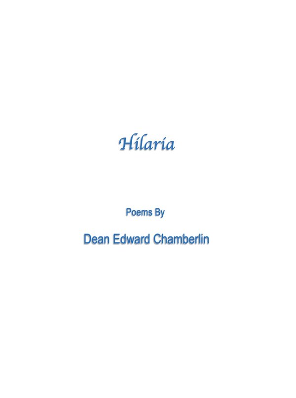 Cover of Hilaria: Poems